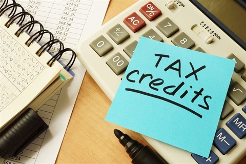 Tax Credits Stock Image
