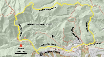 Guaje Ridge/Perimeter Loop