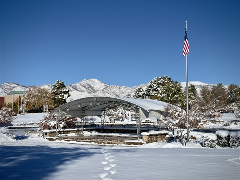 Ashley Pond Park in Winter