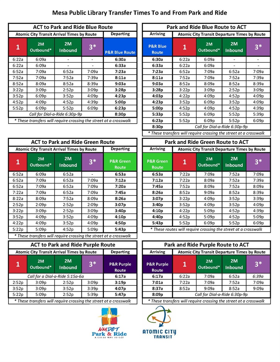 ACT Library Transfers P&R