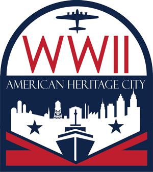 American World War II Heritage City Logo