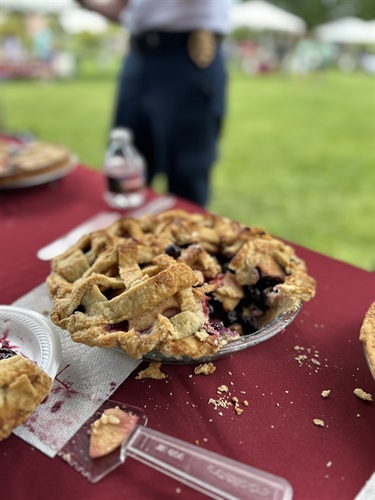 Photo of a pie in the Homemade Pie Contest.