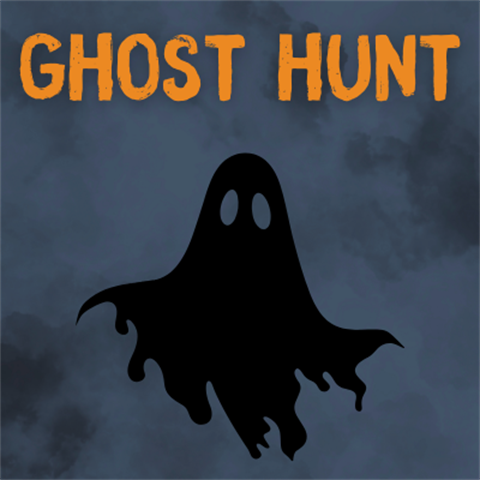 graphic of a ghost with text 