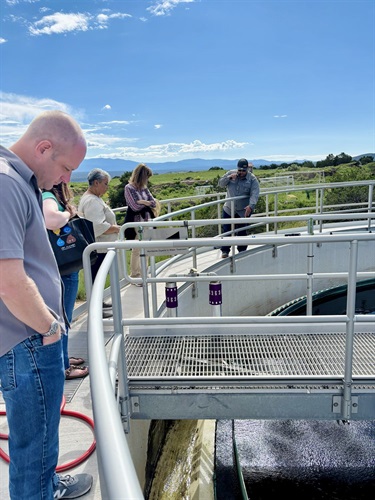 The Tour de Sewer! is conducted at the White Rock Water Resource Reclamation Facility Tour.
