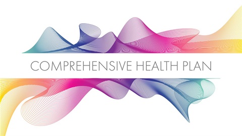 Comprehensive Health Plan Image that says Los Alamos County Comprehensive Health Plan