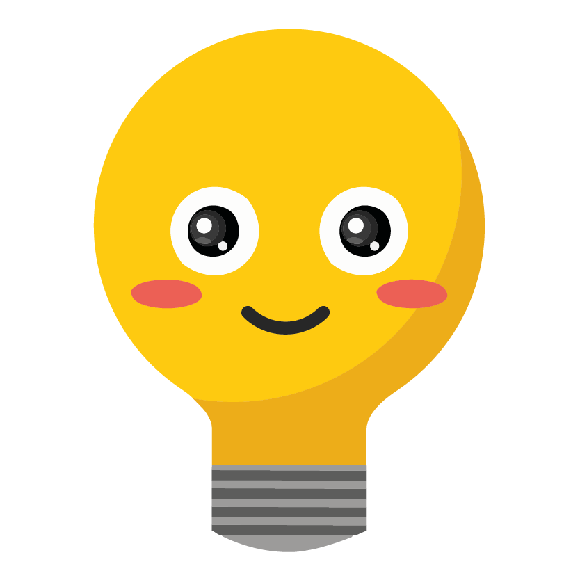 Light bulb that is green because it works