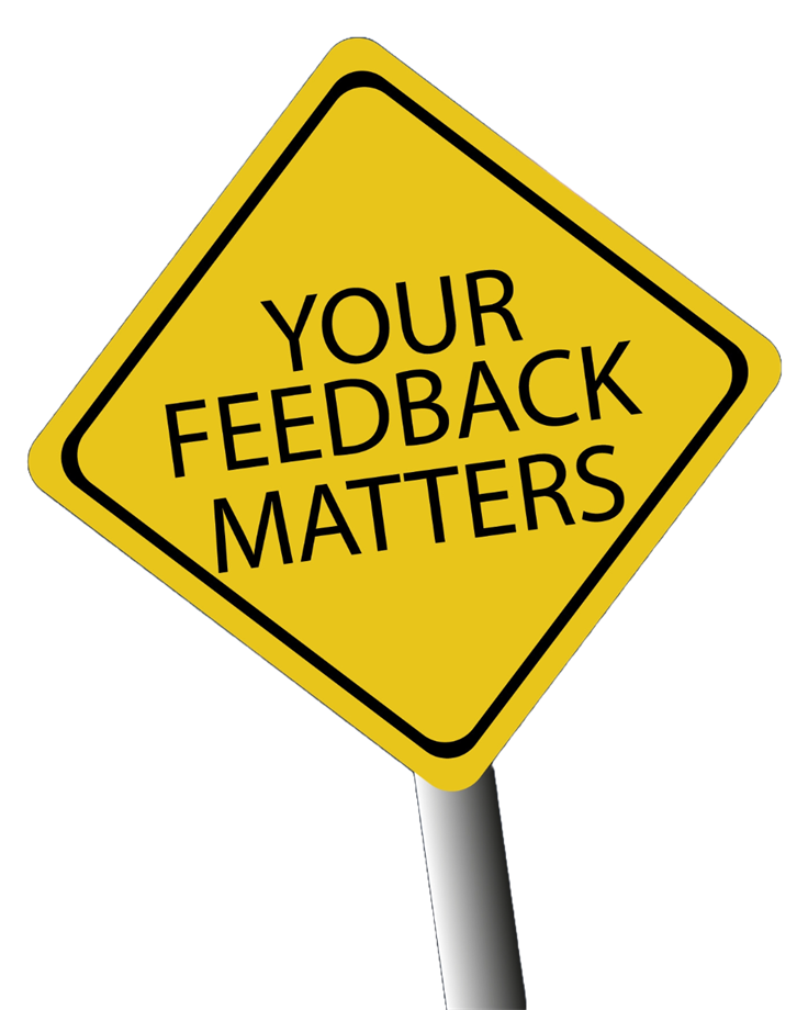 Your feedback matters